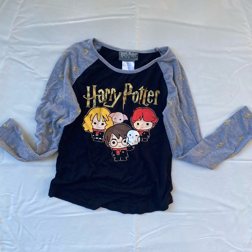 Harry Potter Character Girls Quarter Sleeve Top